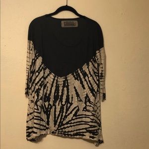 Free people tie dye cotton shirt.
